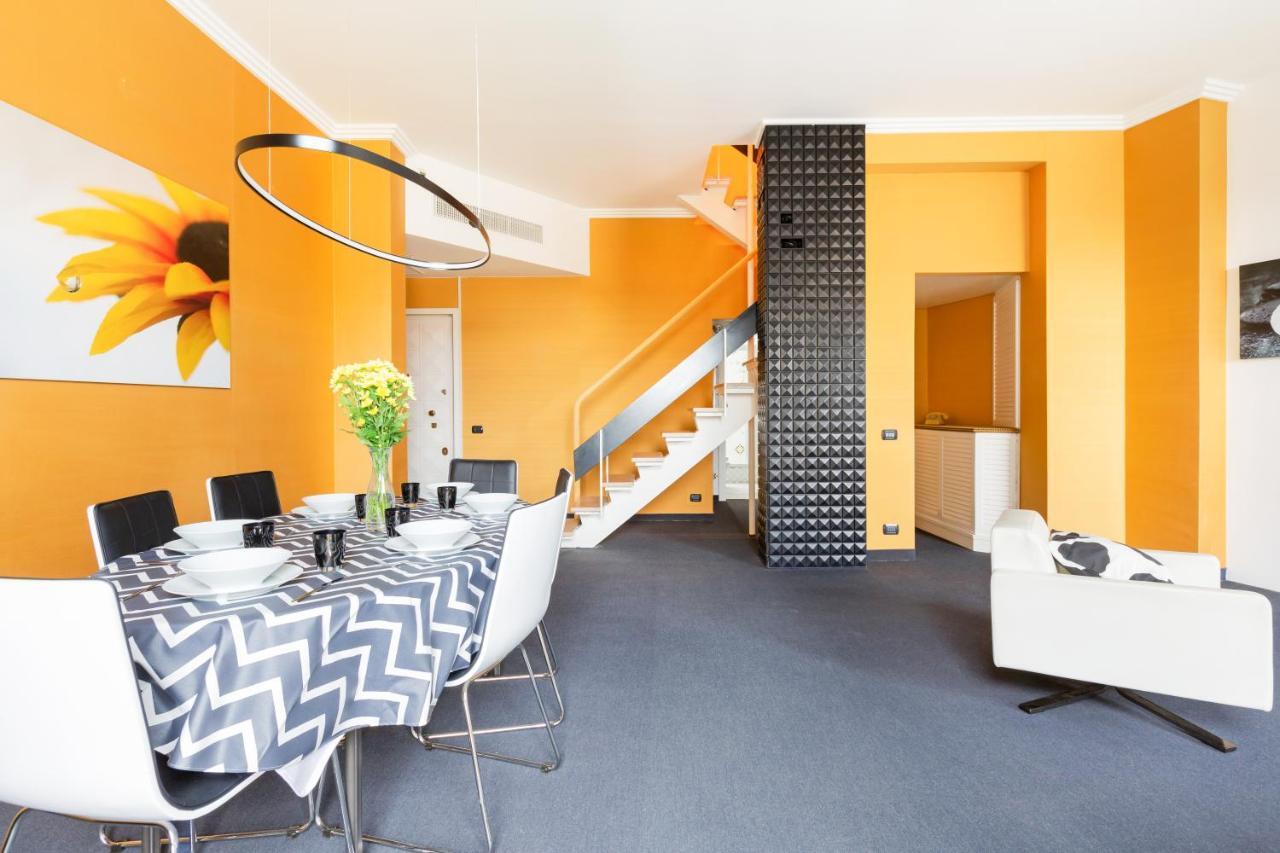 Ferienwohnung Luxury Terrace Loft Brera Heart Mailand Exterior foto